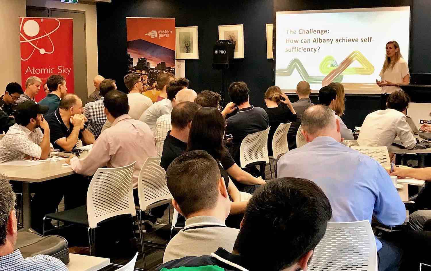 Pitch Day for First Energy Self-Sufficiency Hackathon in WA