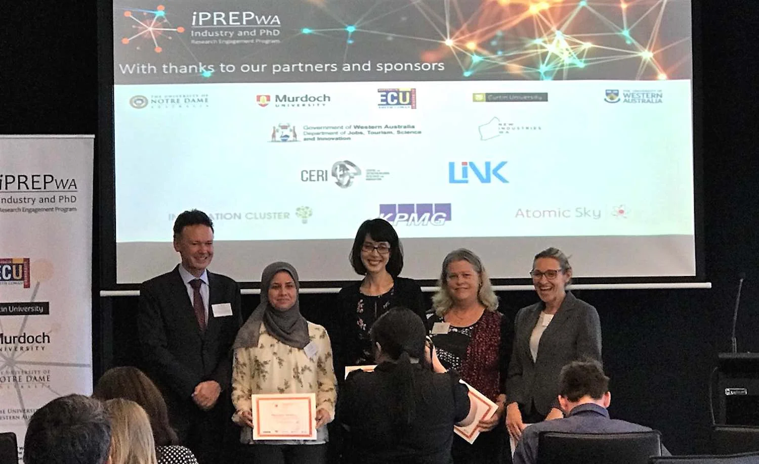 iPREP WA Marshall Institute team with Christopher Tallentire MLA