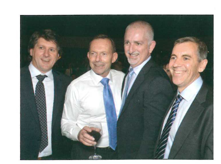 500 Club Newsletter April 2015 CSA Stan Jeff Peter with Hon Tony Abbot.jpg