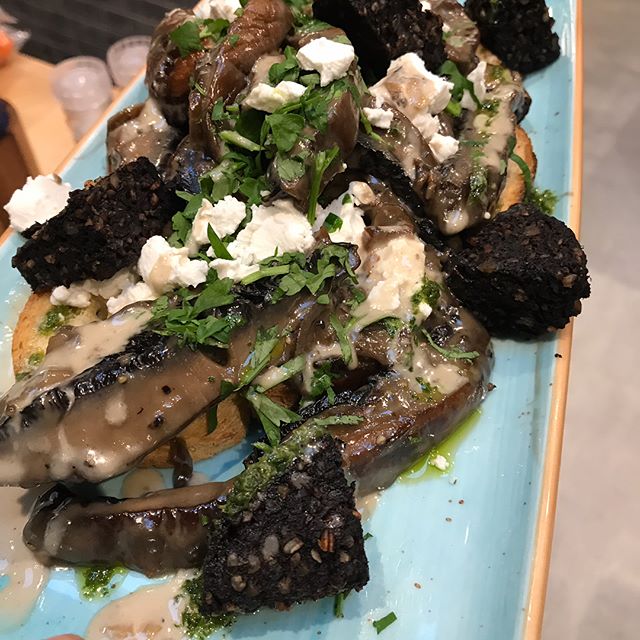 New Brunch Menu... Mushrooms on toast - Pearl Irish Mushrooms, West Cork Black Pudding, Caramelised Onions, Ardsallagh Goats Cheese, Parsley and Cream Sauce on Pana Sourdough Toast #brunch #joesandbros #newbrunchmenu