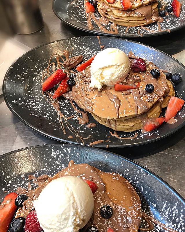 We&rsquo;re ready! 50 Ltrs of Pancake Batter later 😂😀 Options are - 
Galaxy Ripple 
Lemon &amp; Sugar
Maple Syrup Goujon + Bacon + Egg 
Nutella + Oreo
Fresh Fruit Pancakes 
Doors open and serving fresh pancakes from 9am till 4pm
#pancaketuesday #jo