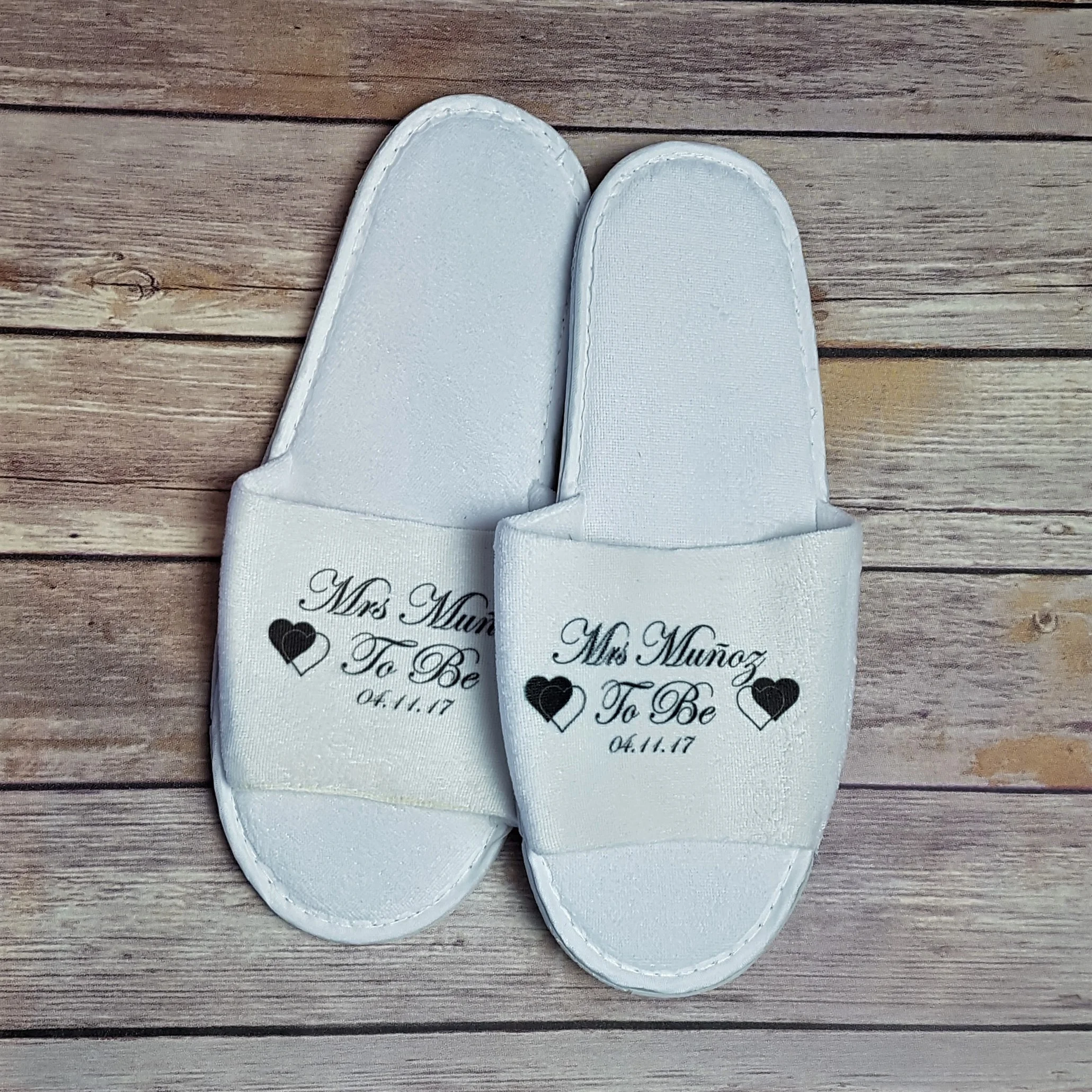Bride to be slippers