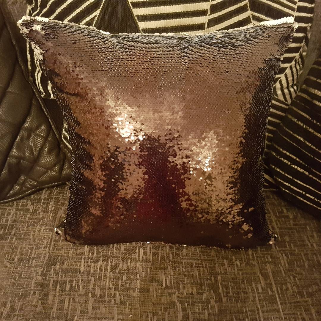 next sequin cushion