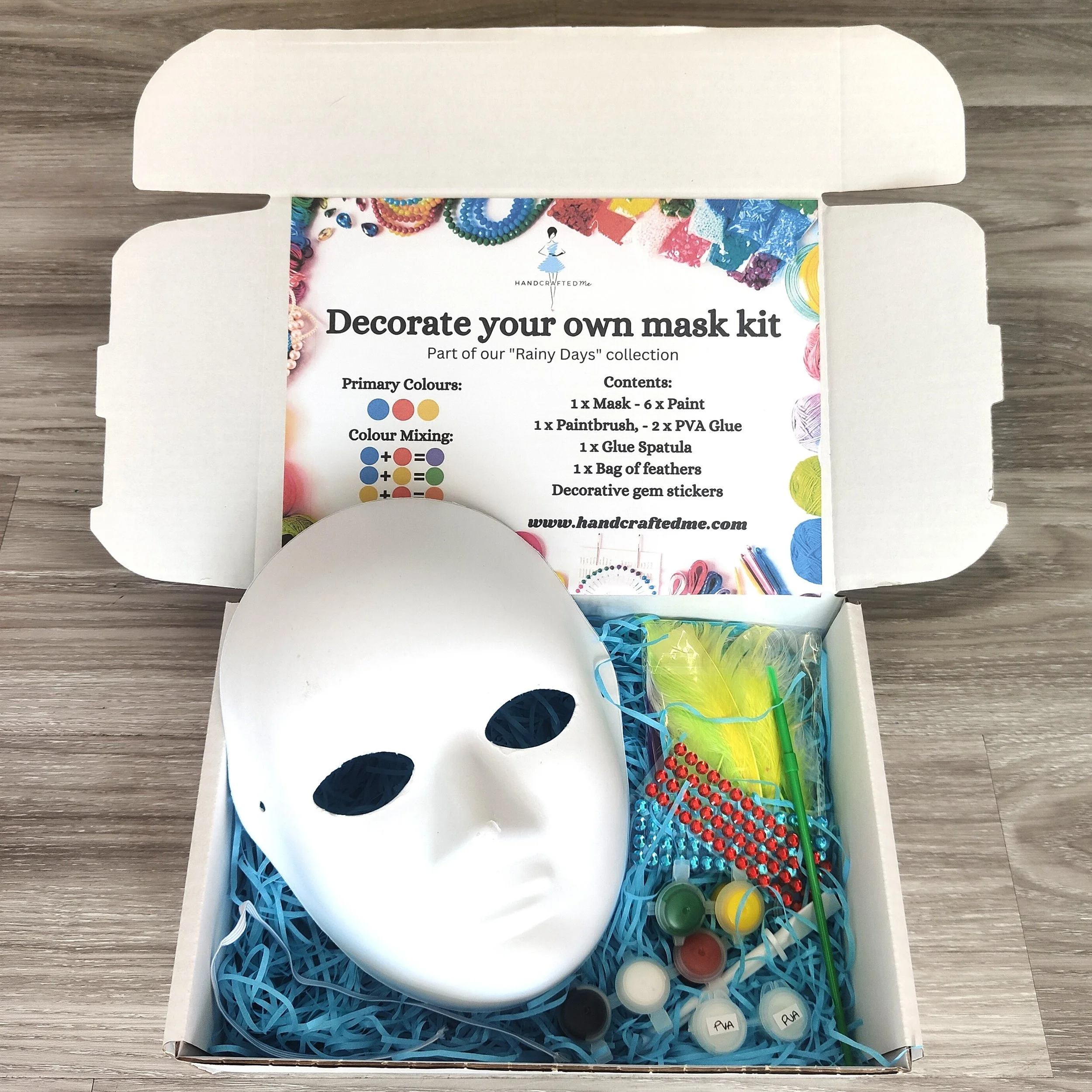 Decorate your own mask — Handcrafted Me