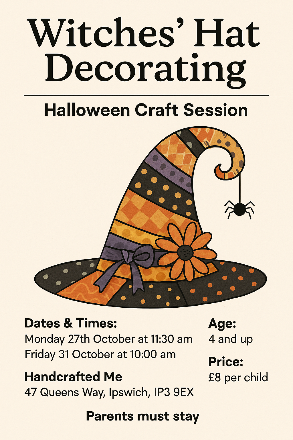 Witches’ Hat Decorating