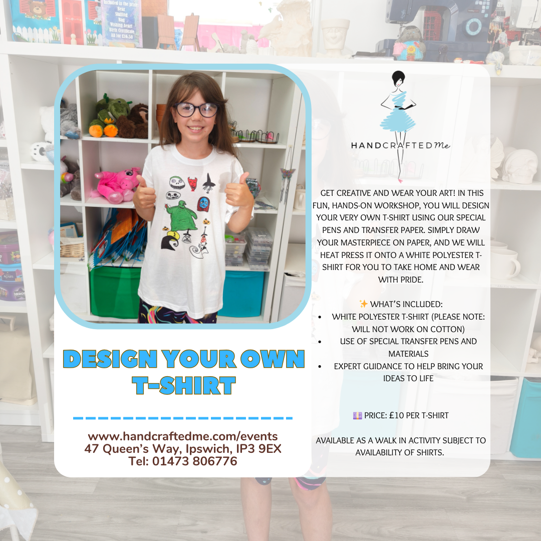 🎨 Design Your Own T-Shirt Workshop