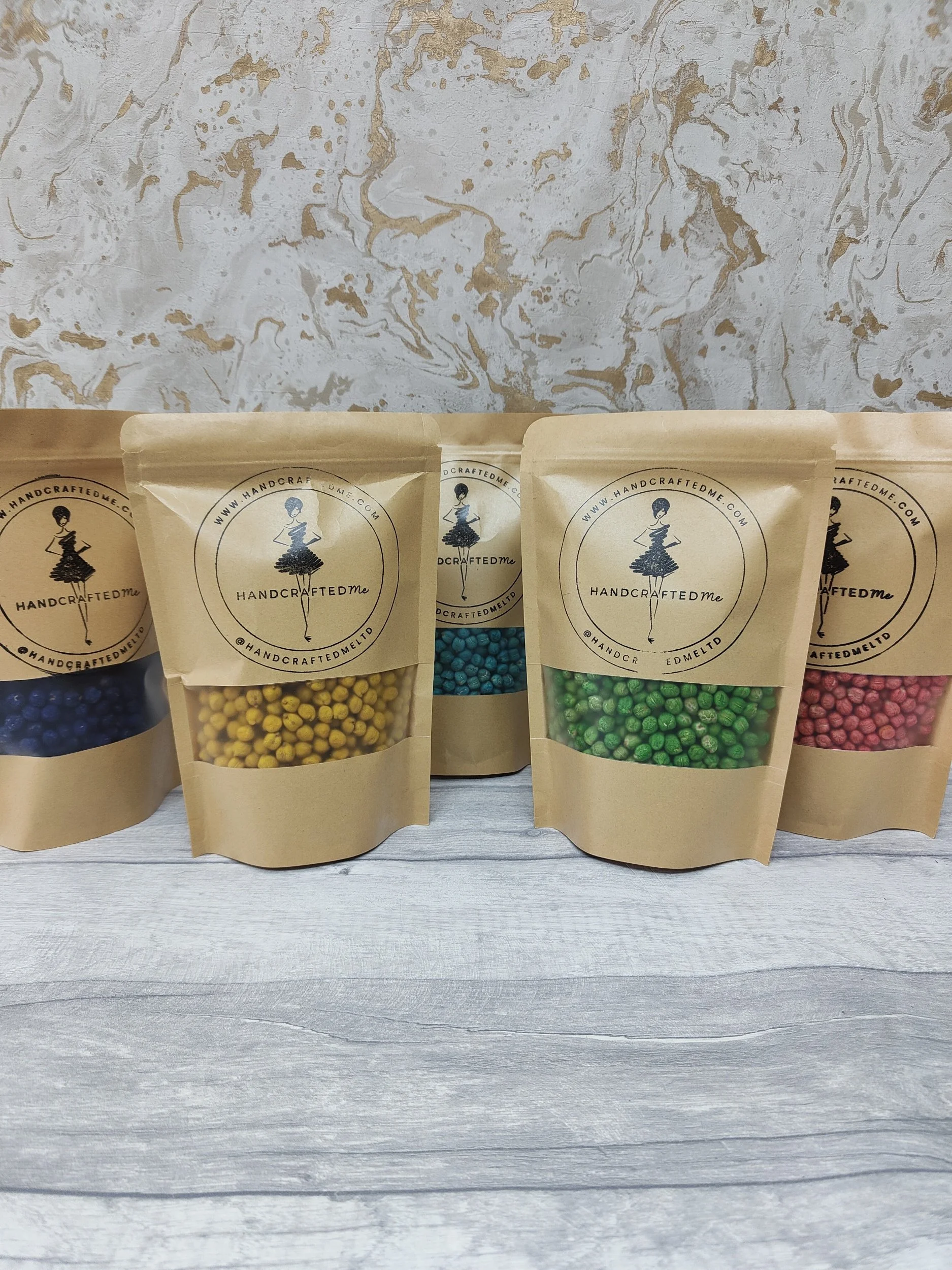 Coloured Chickpeas for Sensory Play - Painted