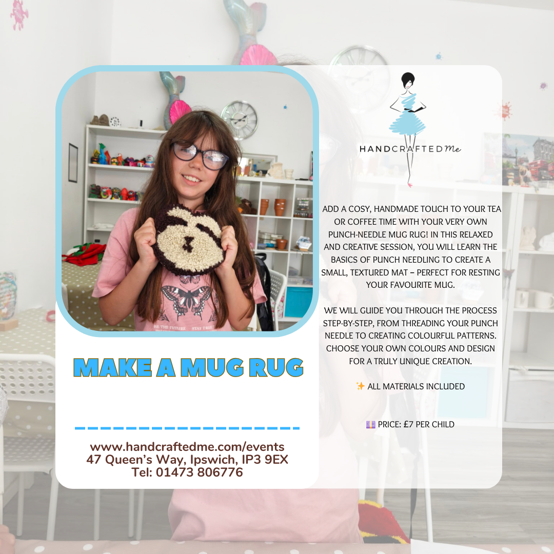 🧶 Make Your Own Mug Rug – Punch Needle Workshop