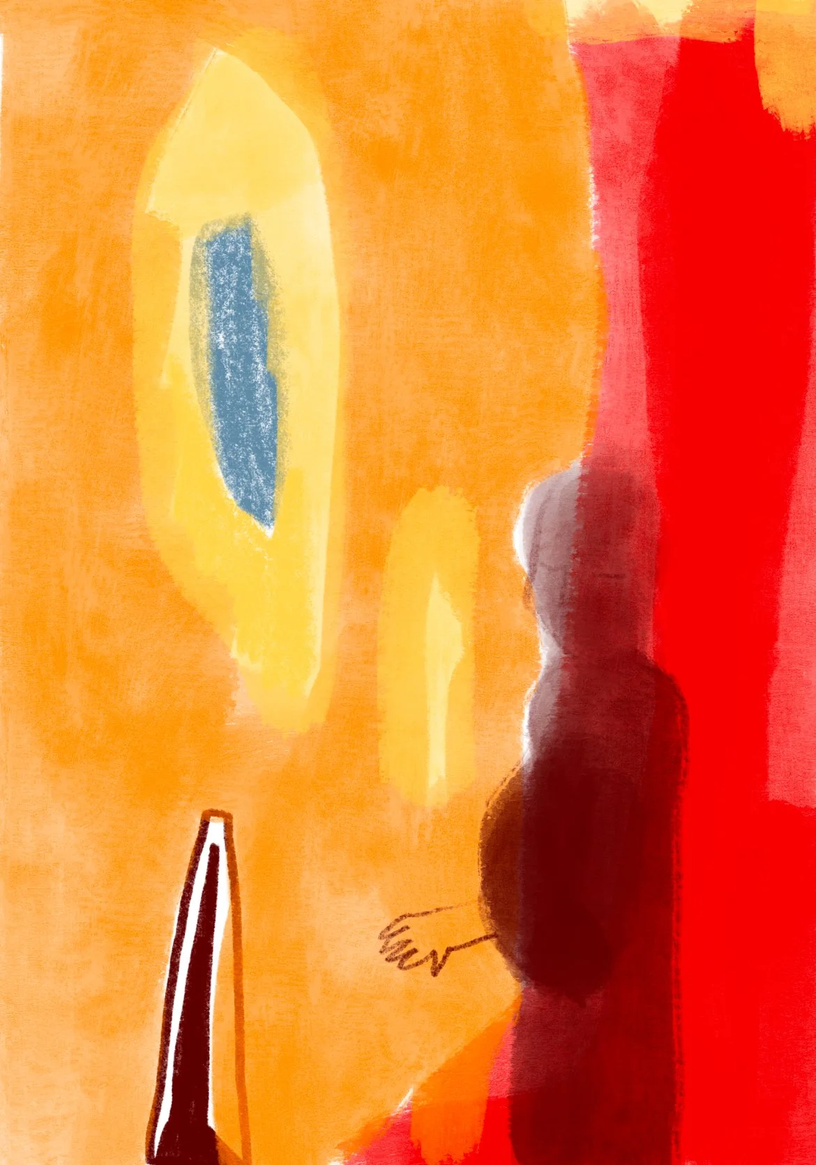 Standing Figure Awaiting
