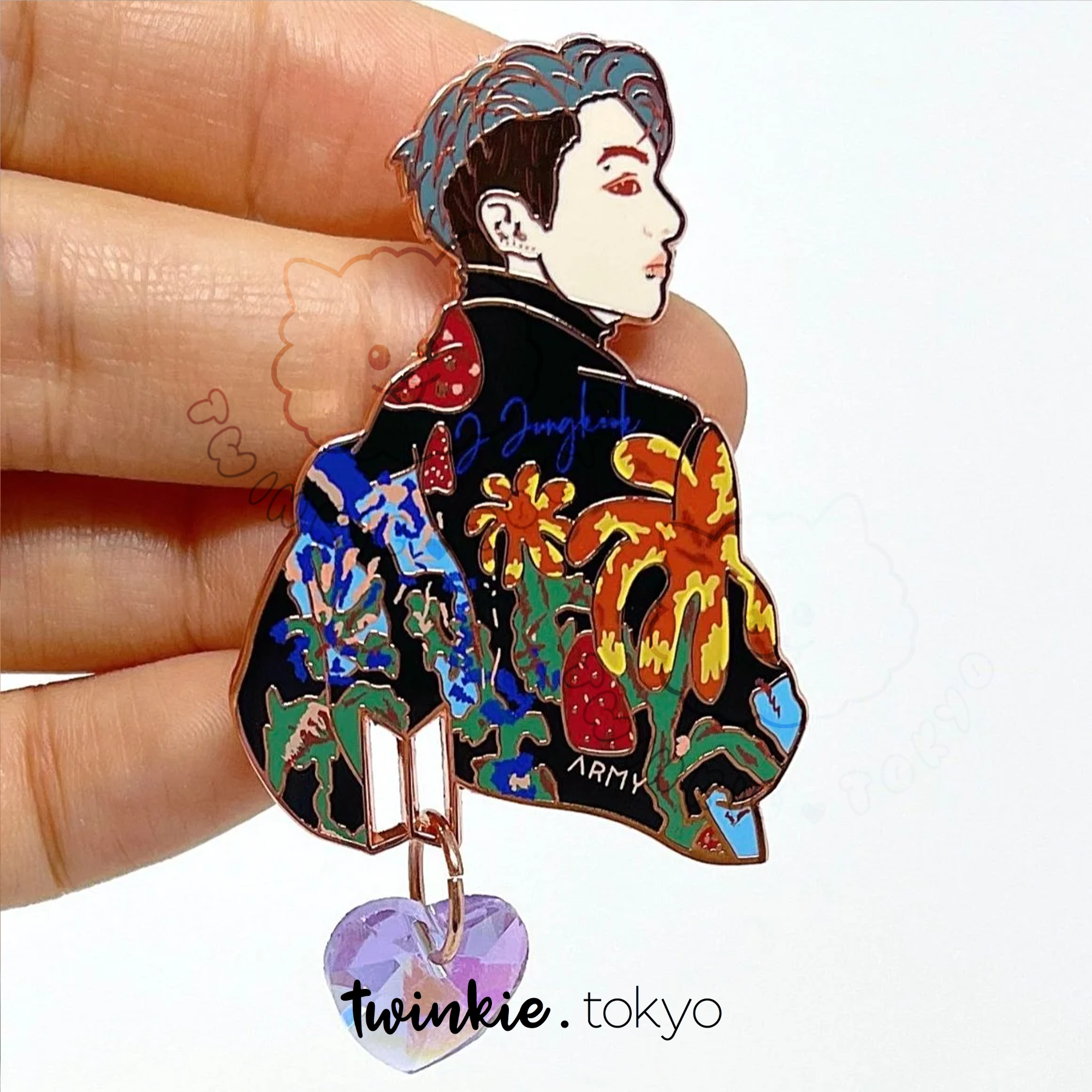 Jungkook Vogue GQ Magazine Pin Hard Enamel — Twinkie.Tokyo