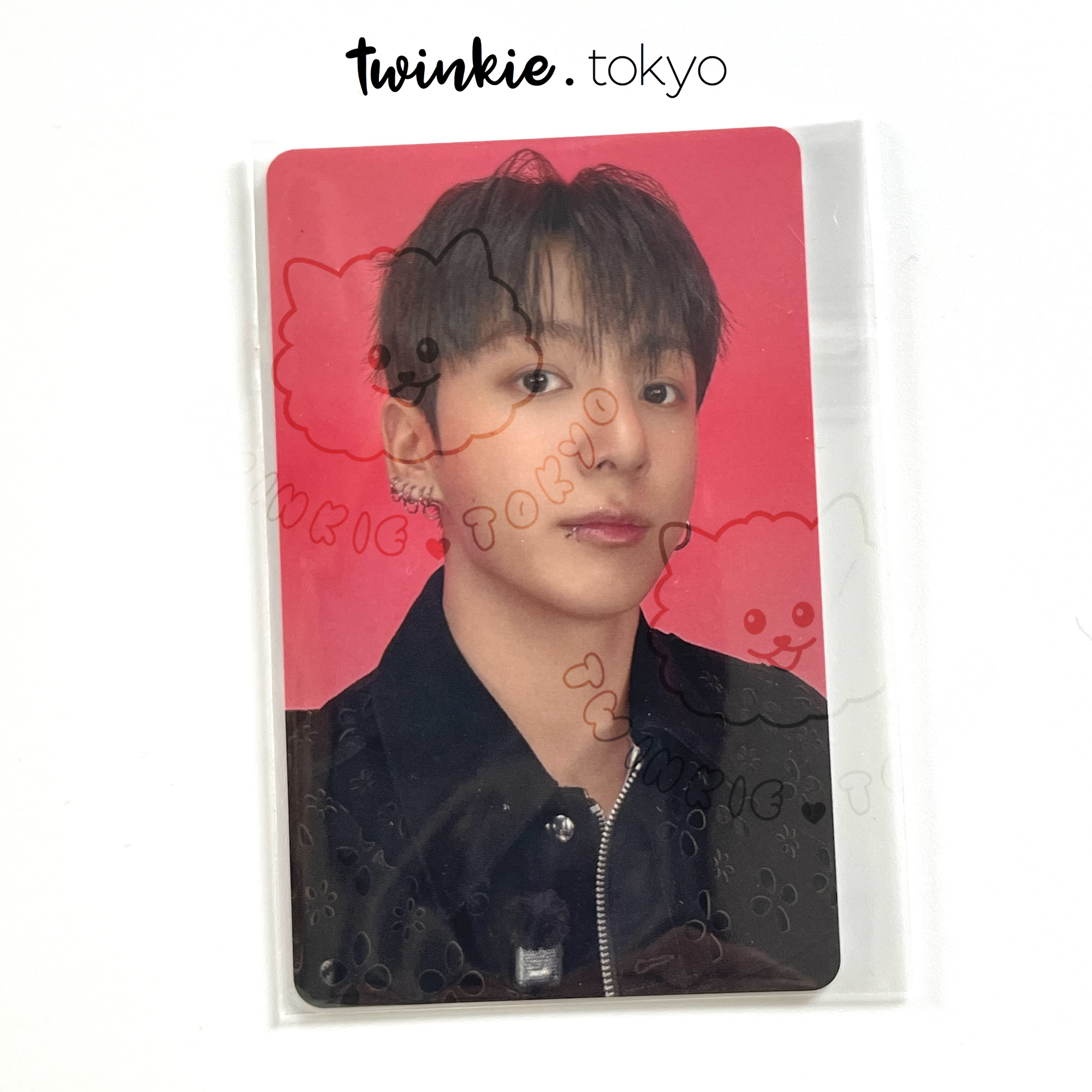 BTS Jungkook Arirang Japan Photocard - Red