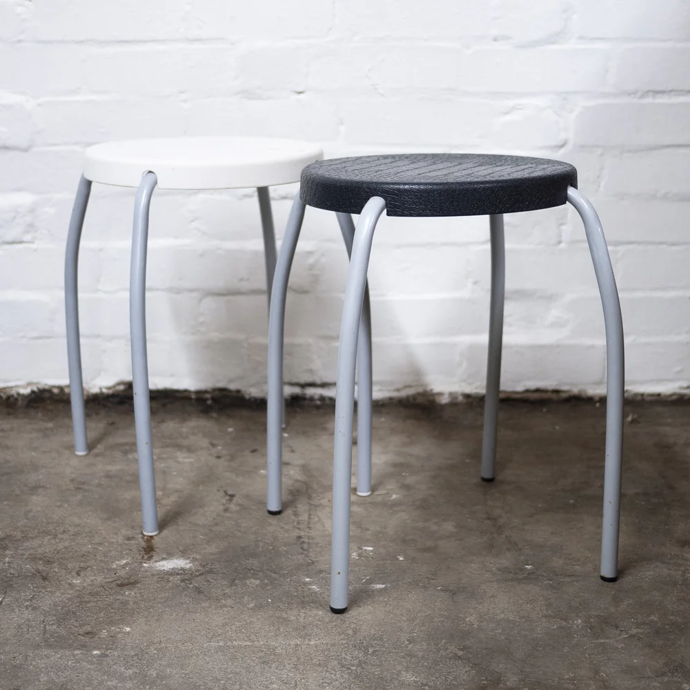 Ikea Grey Stool Ikea Nils Stools In Skiftebo Dark Grey