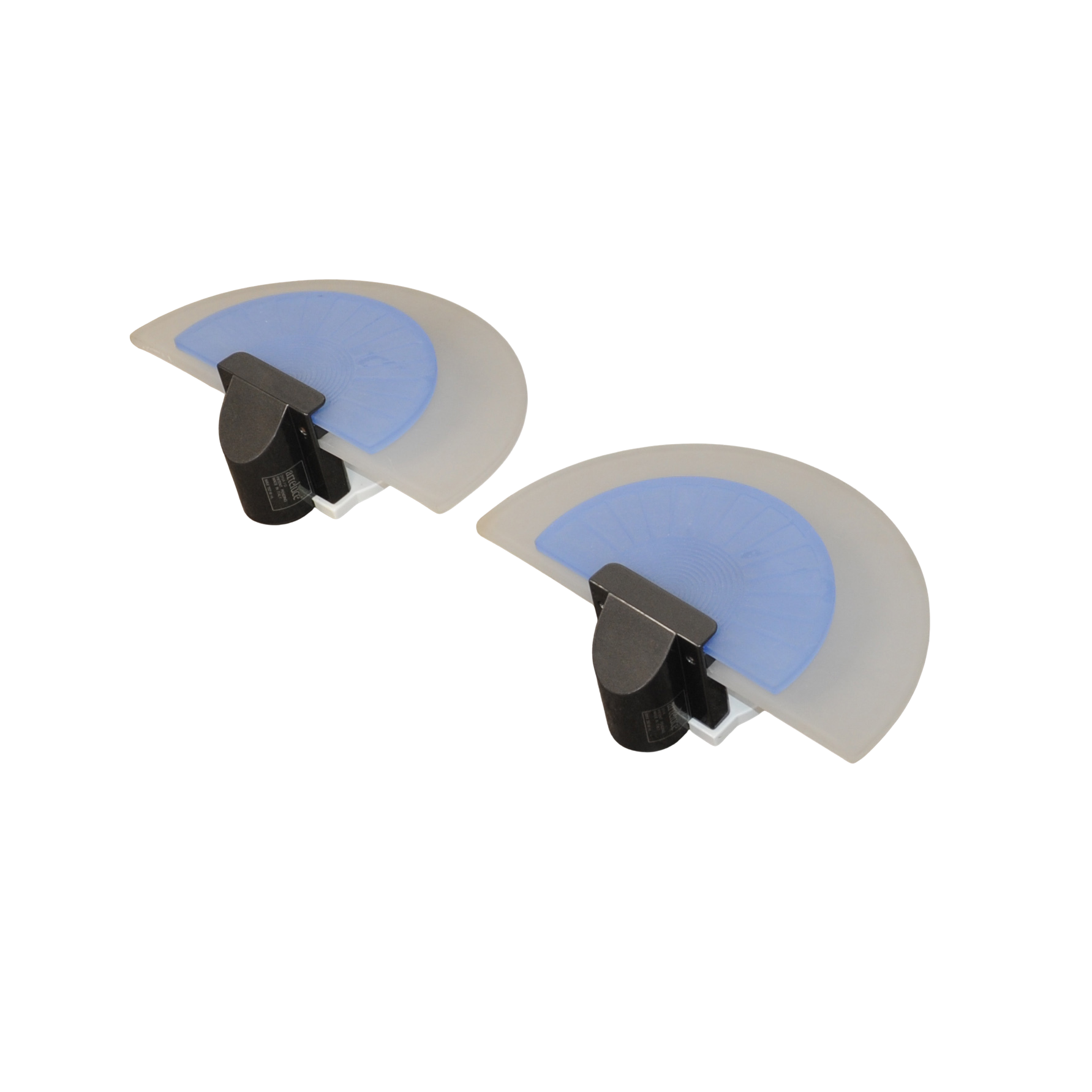 Blue Diva Wall Lights from Arteluce, Italy, 1980s, Set of 2