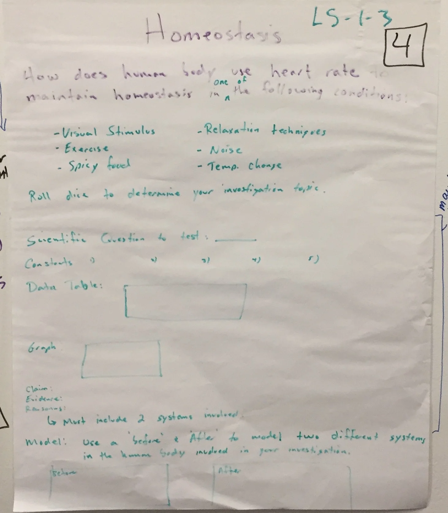 Homeostasis Investigation — The Wonder of Science