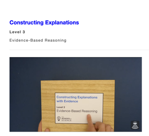 Constructing Explanations with Evidence Level 3 - Evidence-Based ...
