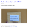 Mathematical & Computational Thinking Level 1 - Qualitative vs ...