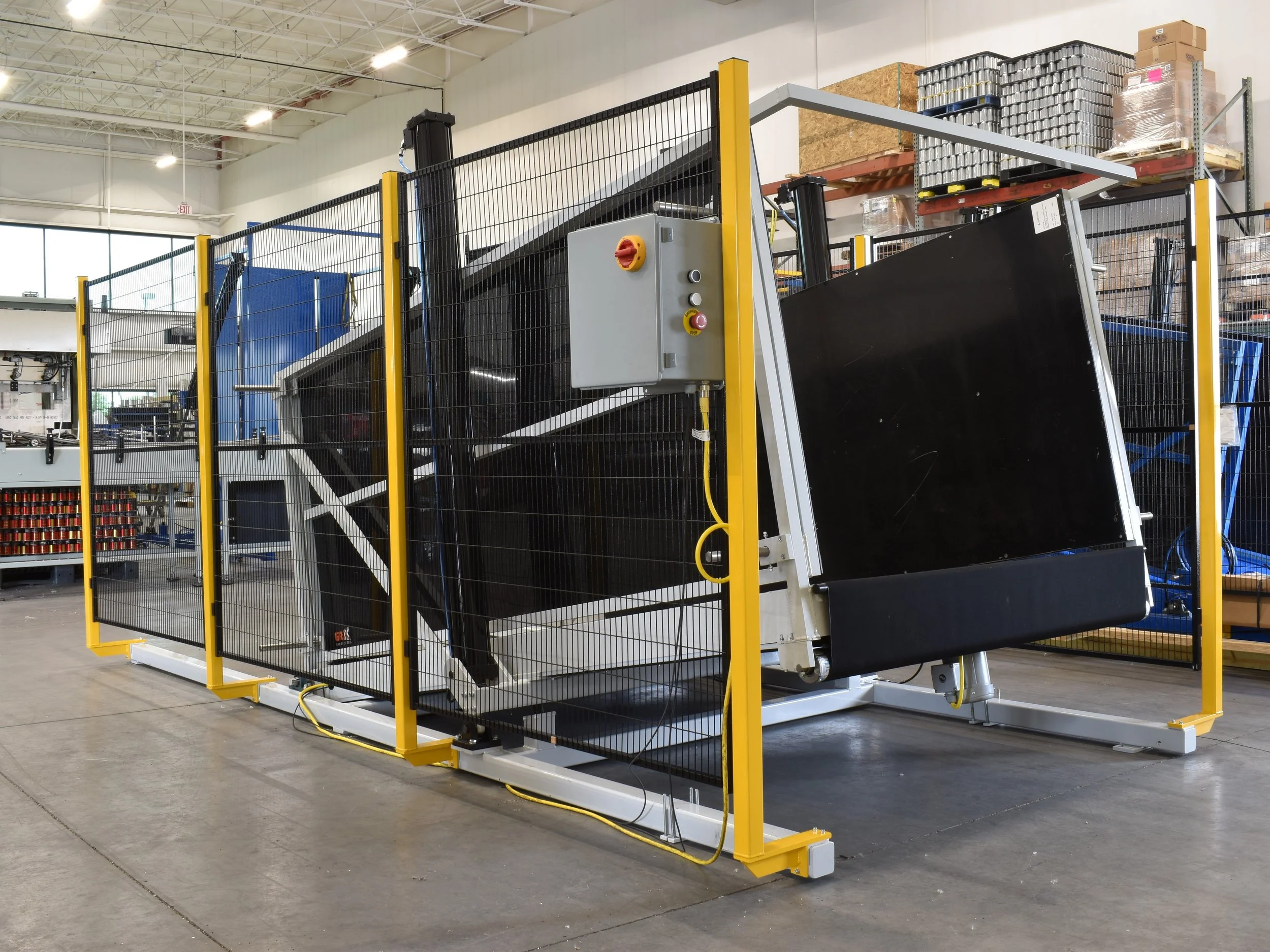 Depalletizer, Manual & Automatic Depalletizers for unloading plastic