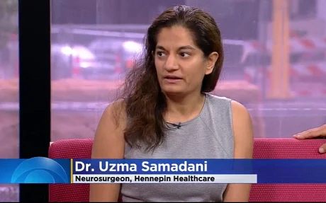 Today on WCCO, Ali Lucia spoke with Dr. Uzma Samadani about the mission of the Brain Injury Research Lab at HCMC and Jan Guenther about Charlene&rsquo;s 5k Dog Run this Sunday, Sept 9. See link in bio for full interview @ali_lucia @wcco @jangearwest 