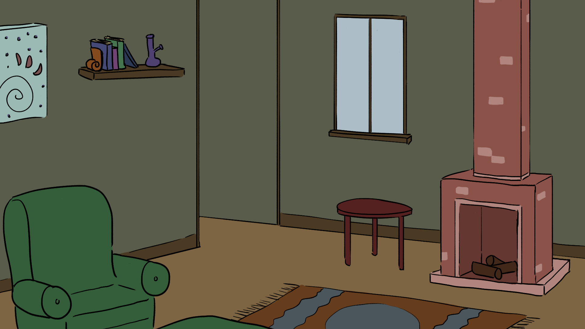 Distinguished Will’s living room.