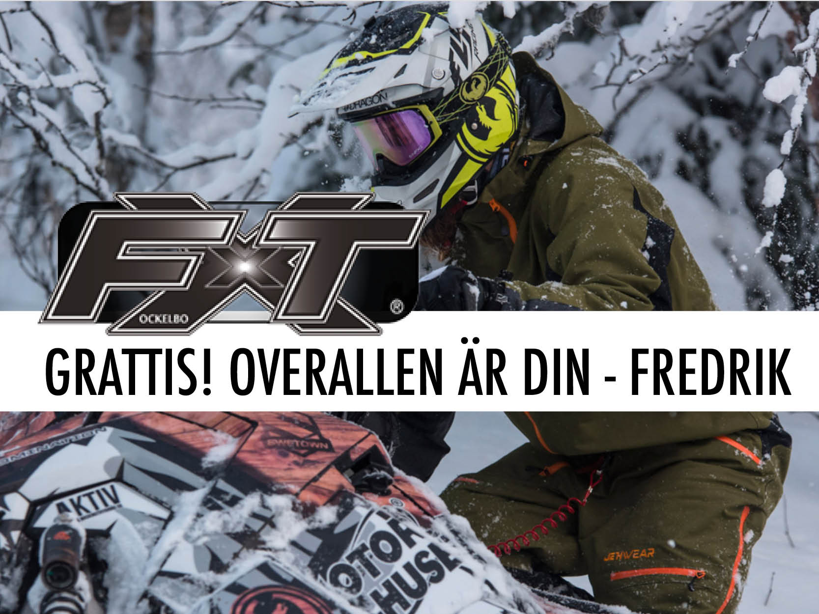 GRATTIS -VINNAREN AV EN OVERALL TILL ETT VÄRDE AV 4000 kr