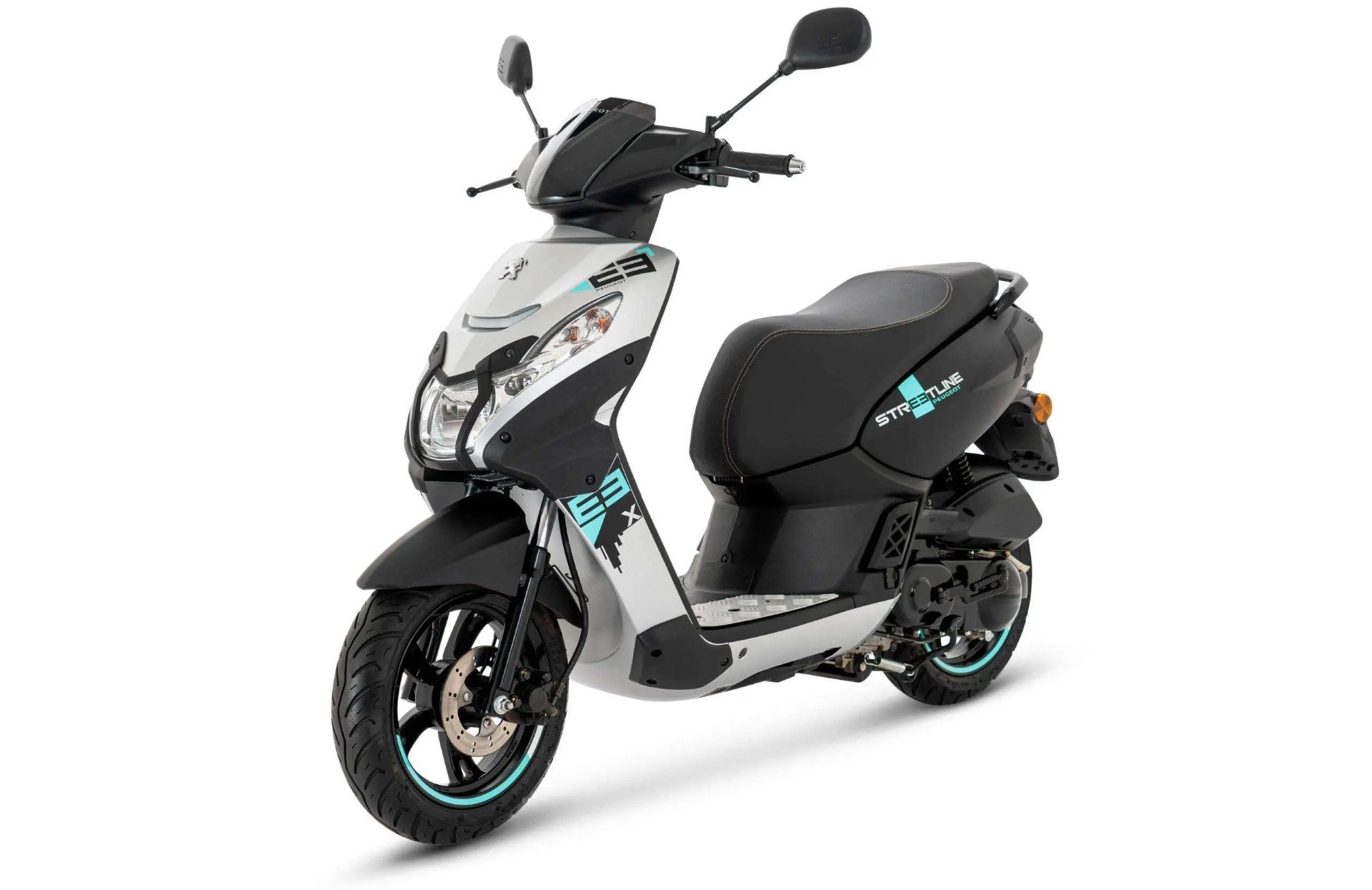 Peugeot Kisbee Streetline 4-takt Satin Flash Silver