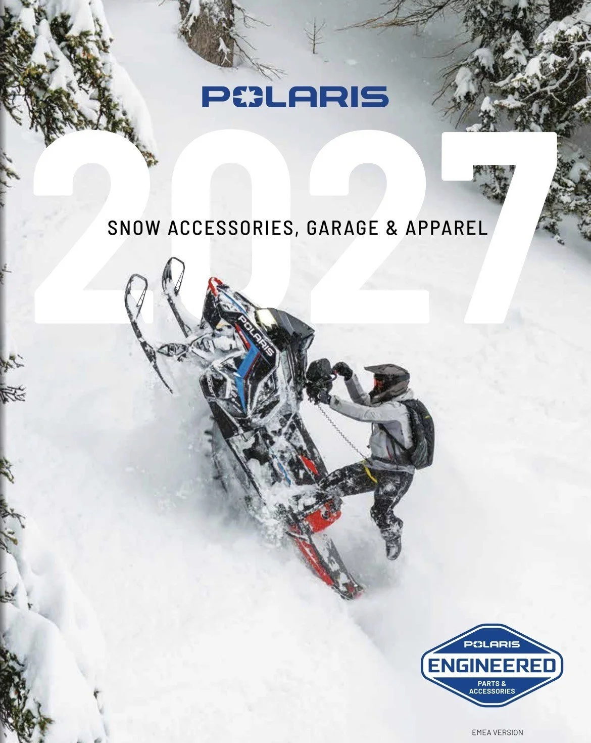Se Polaris snöskoterkataloger för 2027 och tidigare modellår