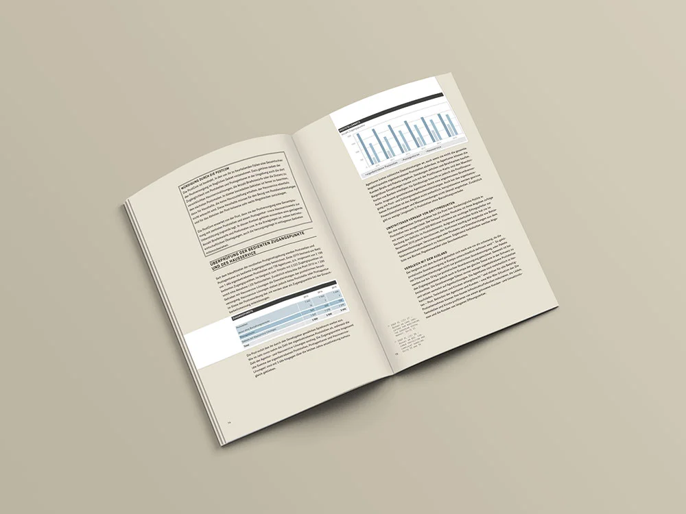  Auch die Weihnachtsgrüsse folgen dem Barcode-Konzept. 