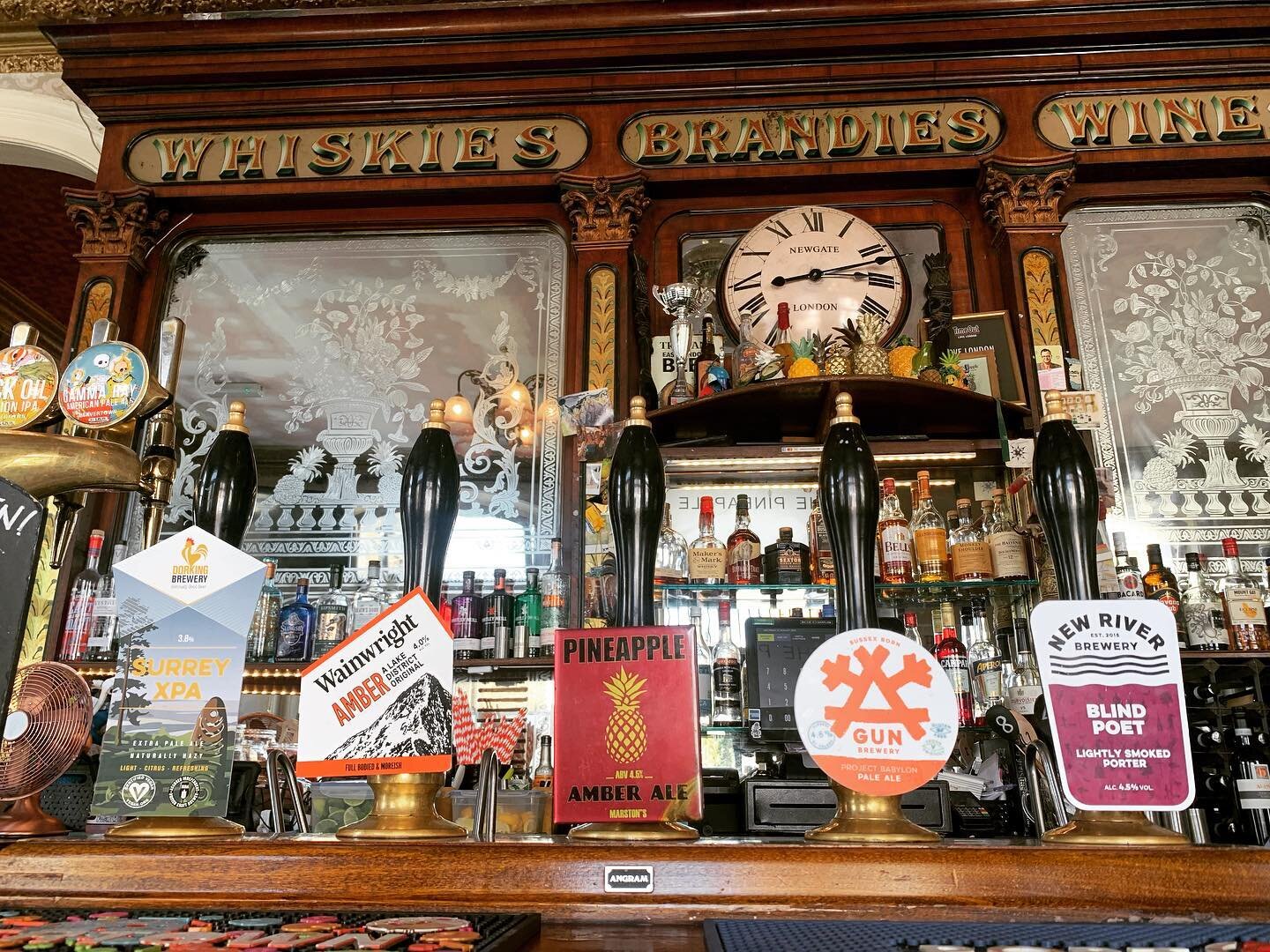 We&rsquo;ve got a delicious selection of ales this bank holiday weekend! 

Get them before they&rsquo;re gone!

@dorkingbrewery @wainwrightbeer @gunbrewery @newriverbrewery @marstonsbrewery 

#pub #realale #camra #camranorthlondon #ale #publife #kent