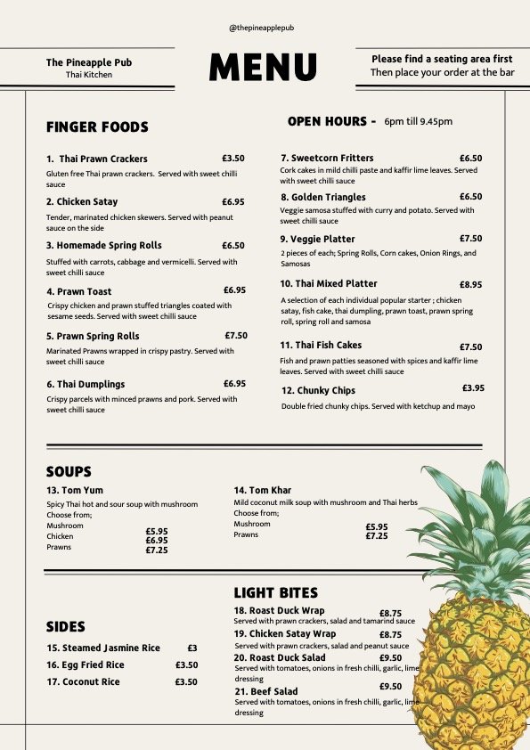 The Pineapple Pub dinner menu.jpg