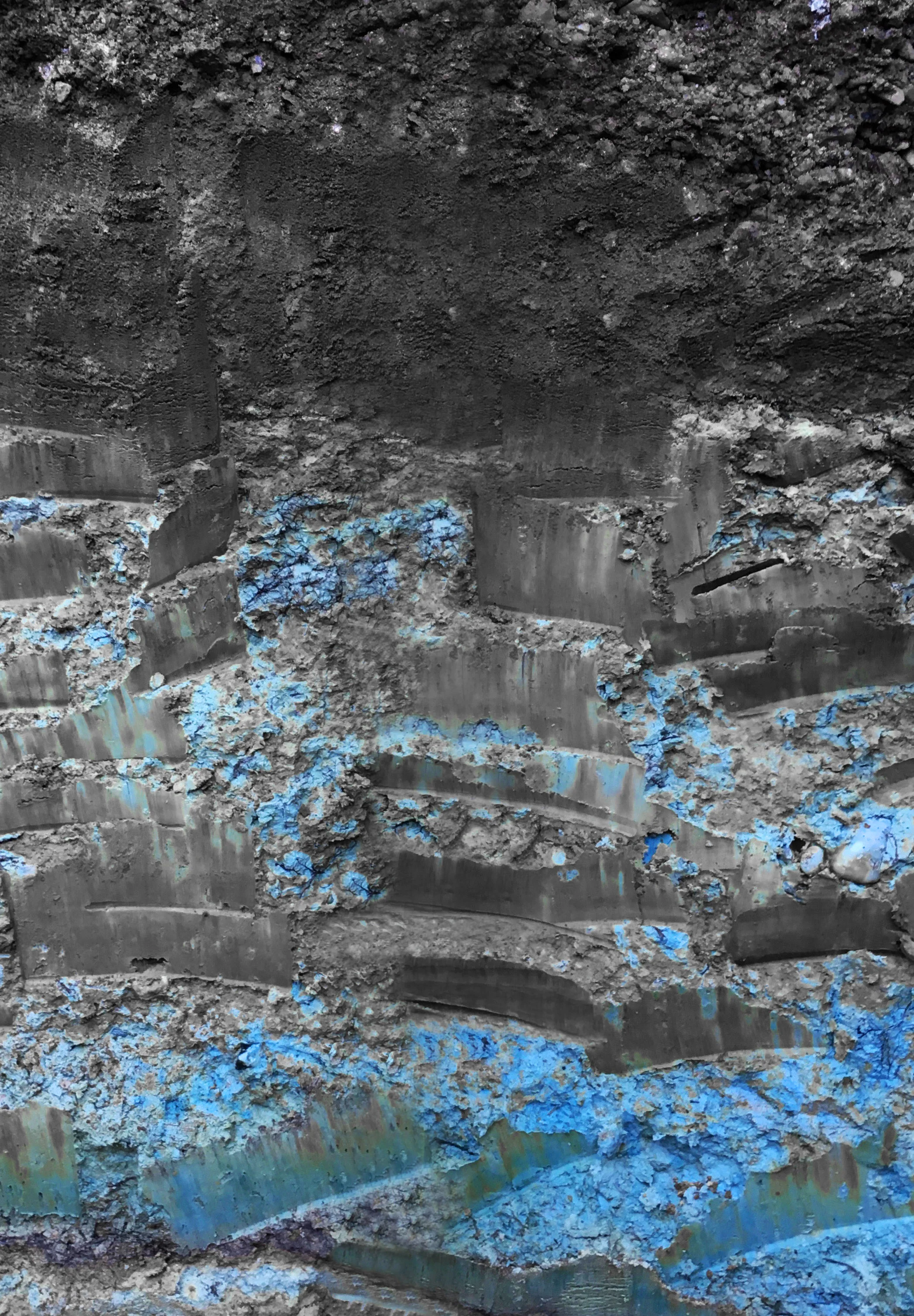 Pomerol's famous blue clay.