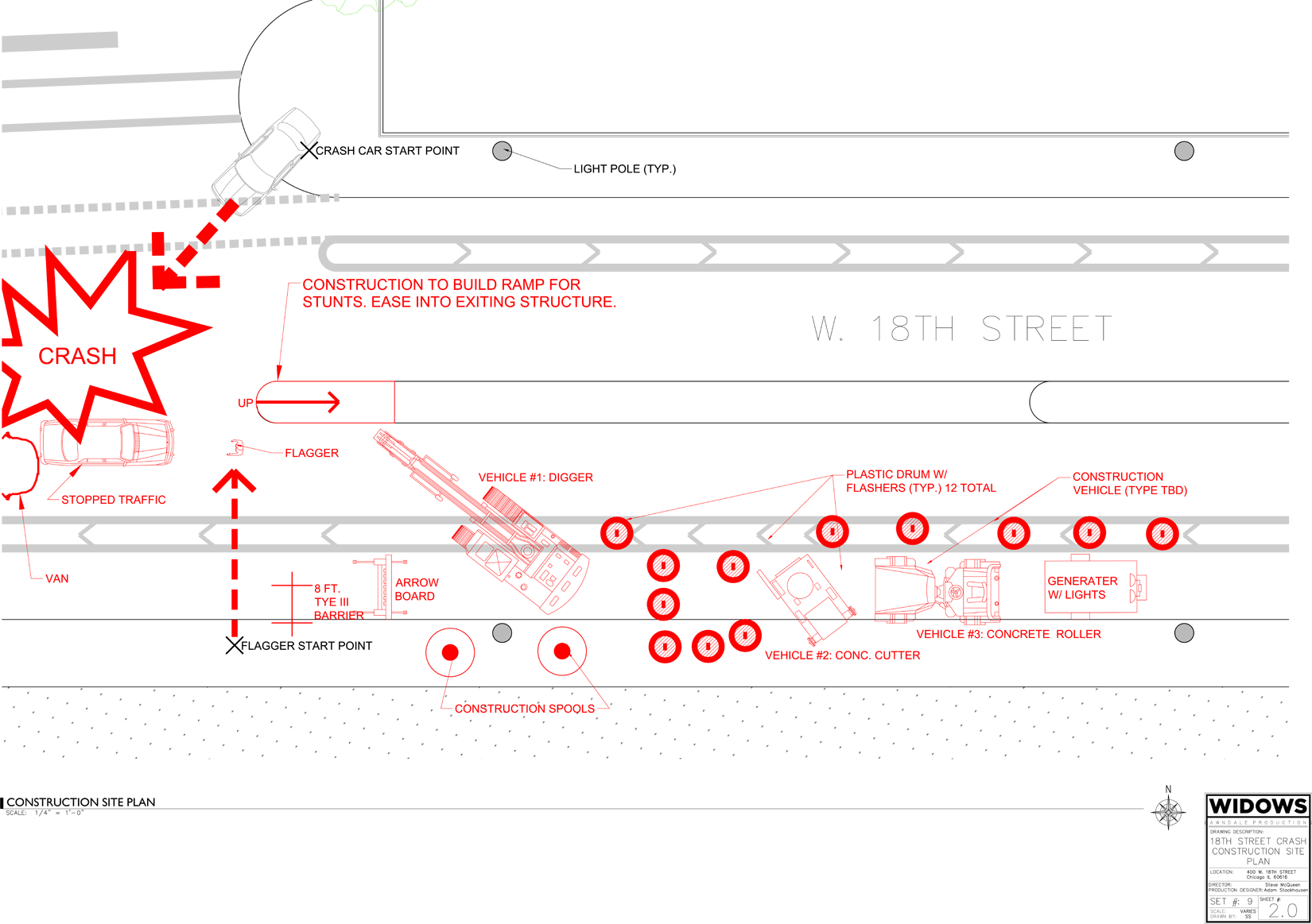 BRIDGE CRASH DRAWING