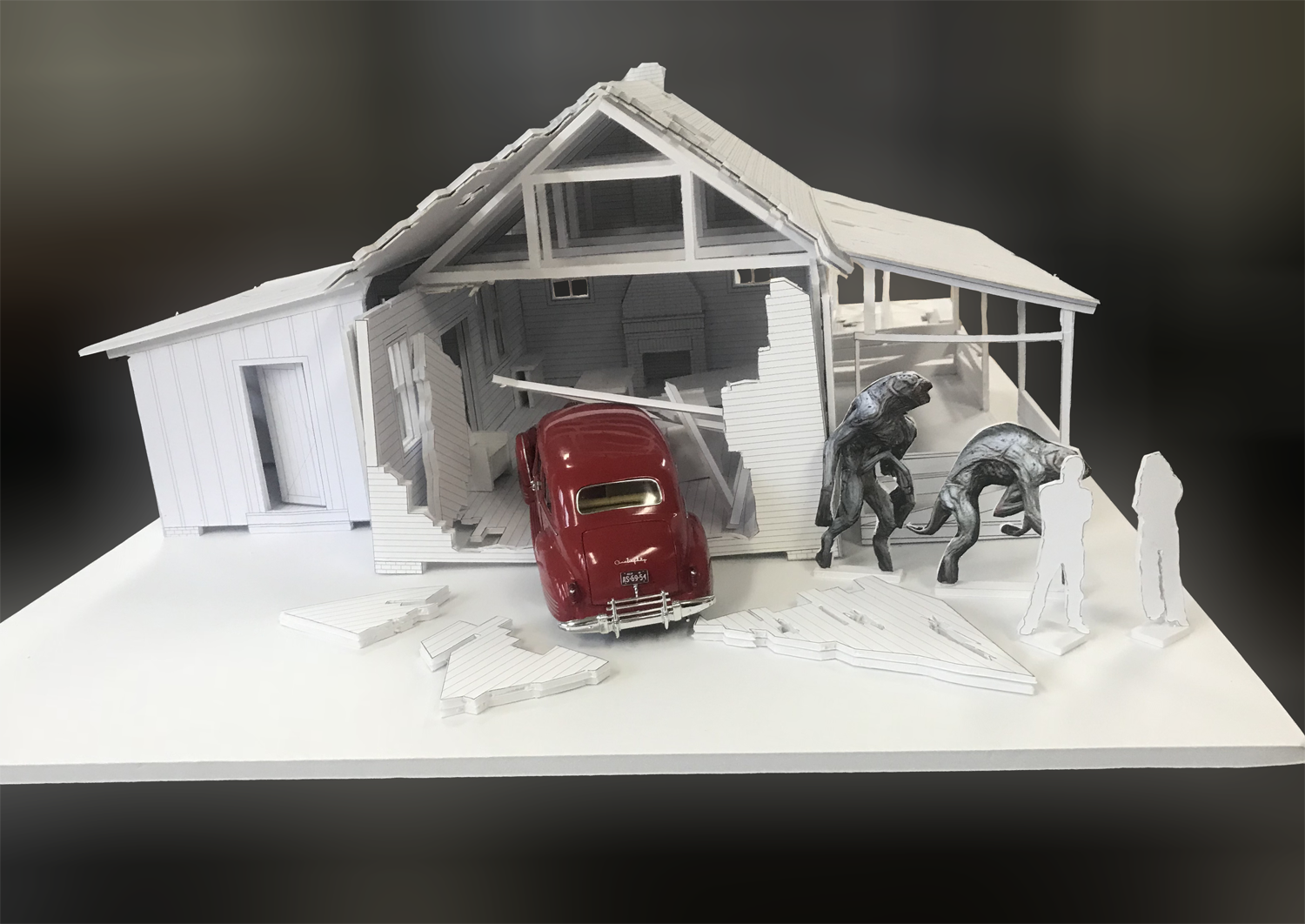 CABIN IN THE WOODS - WHITE MODEL
