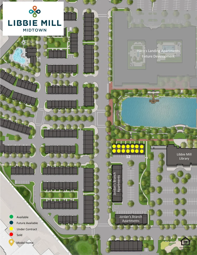 New Townhomes and Condos For Sale — Libbie Mill - Midtown