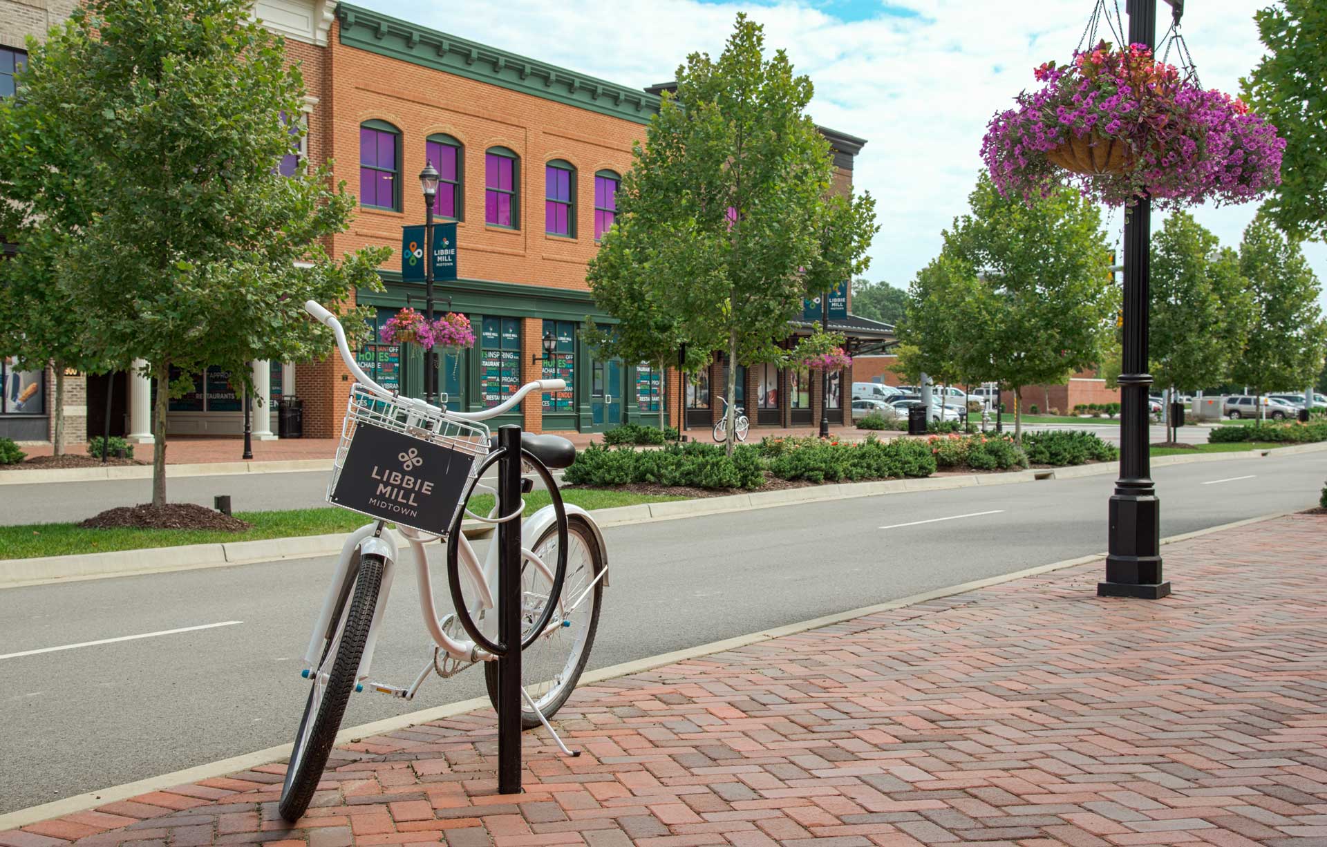 bicycle on libbie mill east boulevard