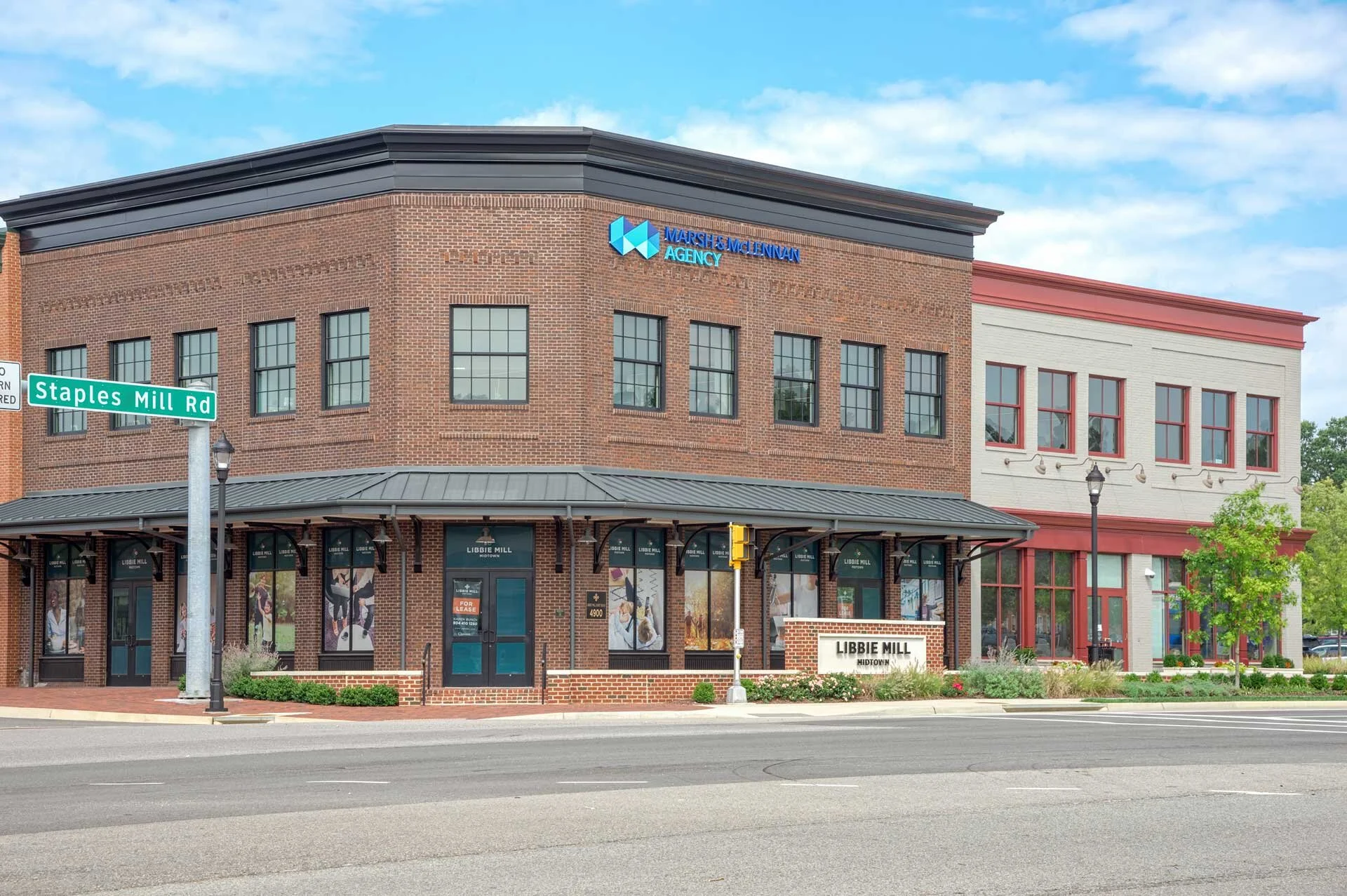 Tanner Row building on libbie mill east boulevard
