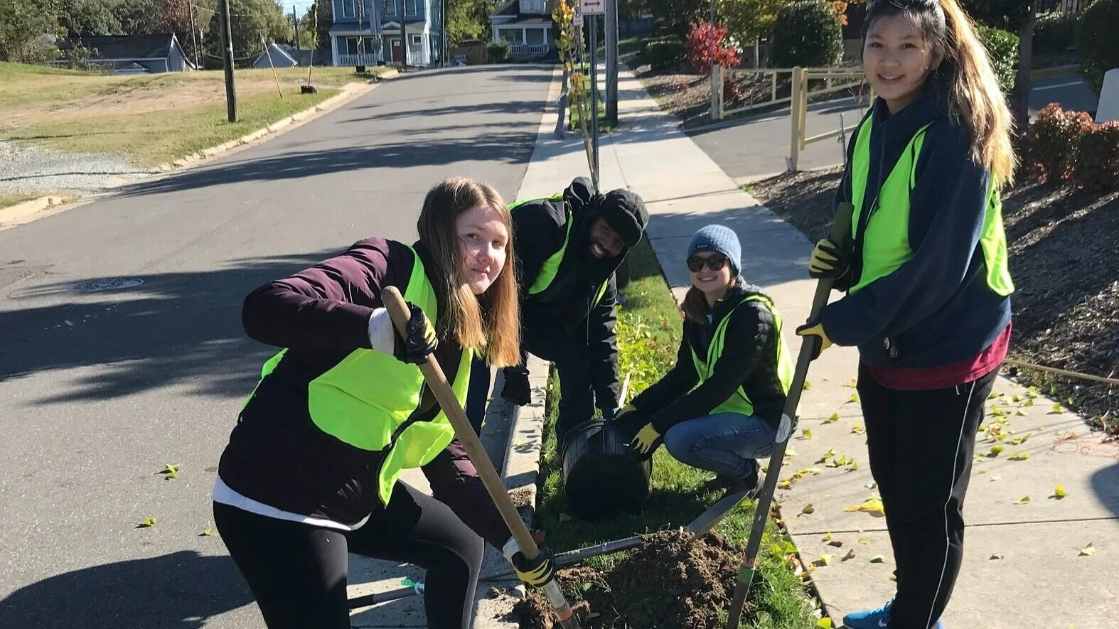 Tree Planting at Maplewood Cemetery