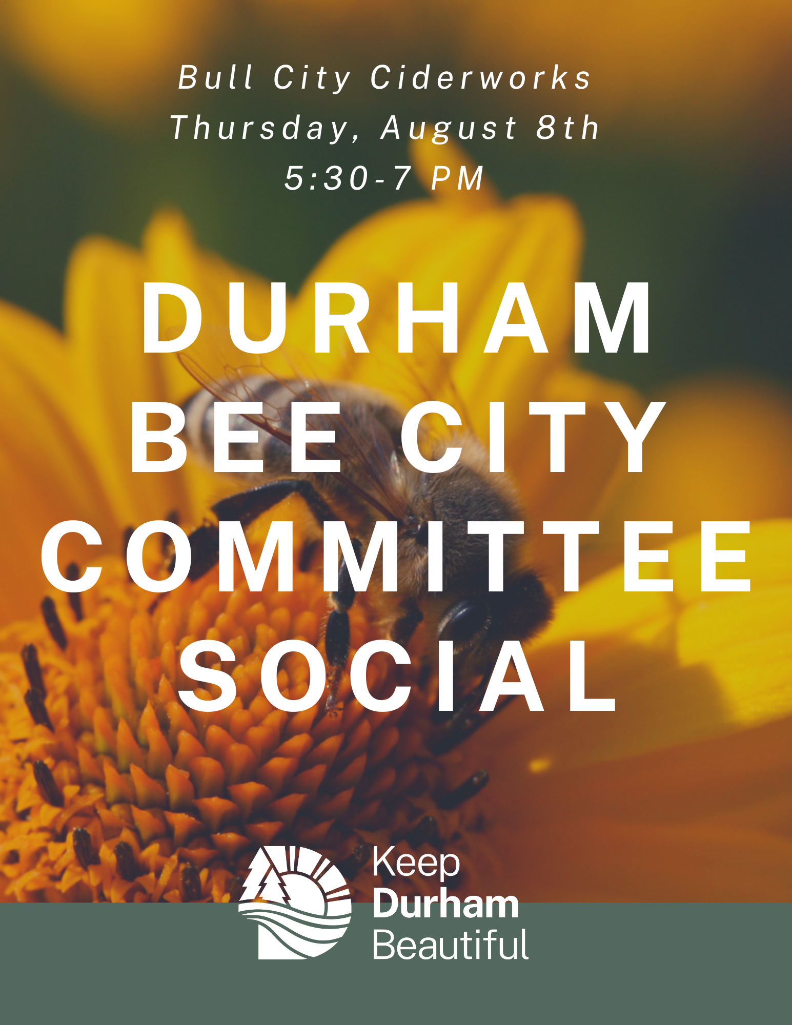 Durham Bee City Committee Social