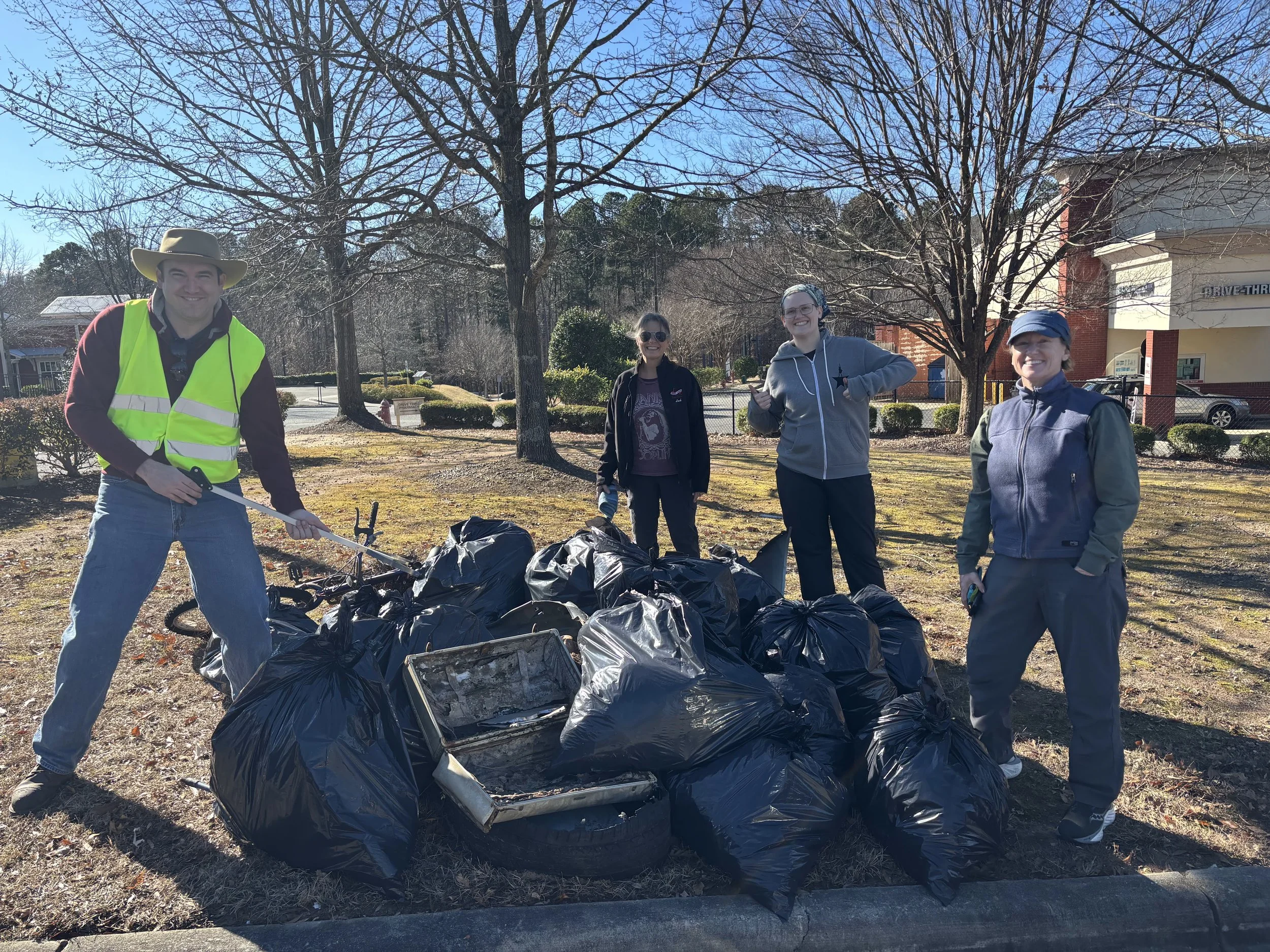 Riddle Road Cleanup from Hillside High School