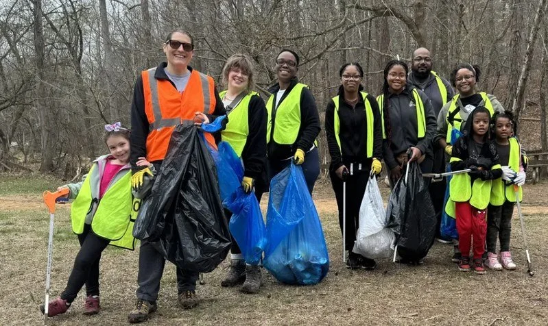 Cleanup at West Point on the Eno