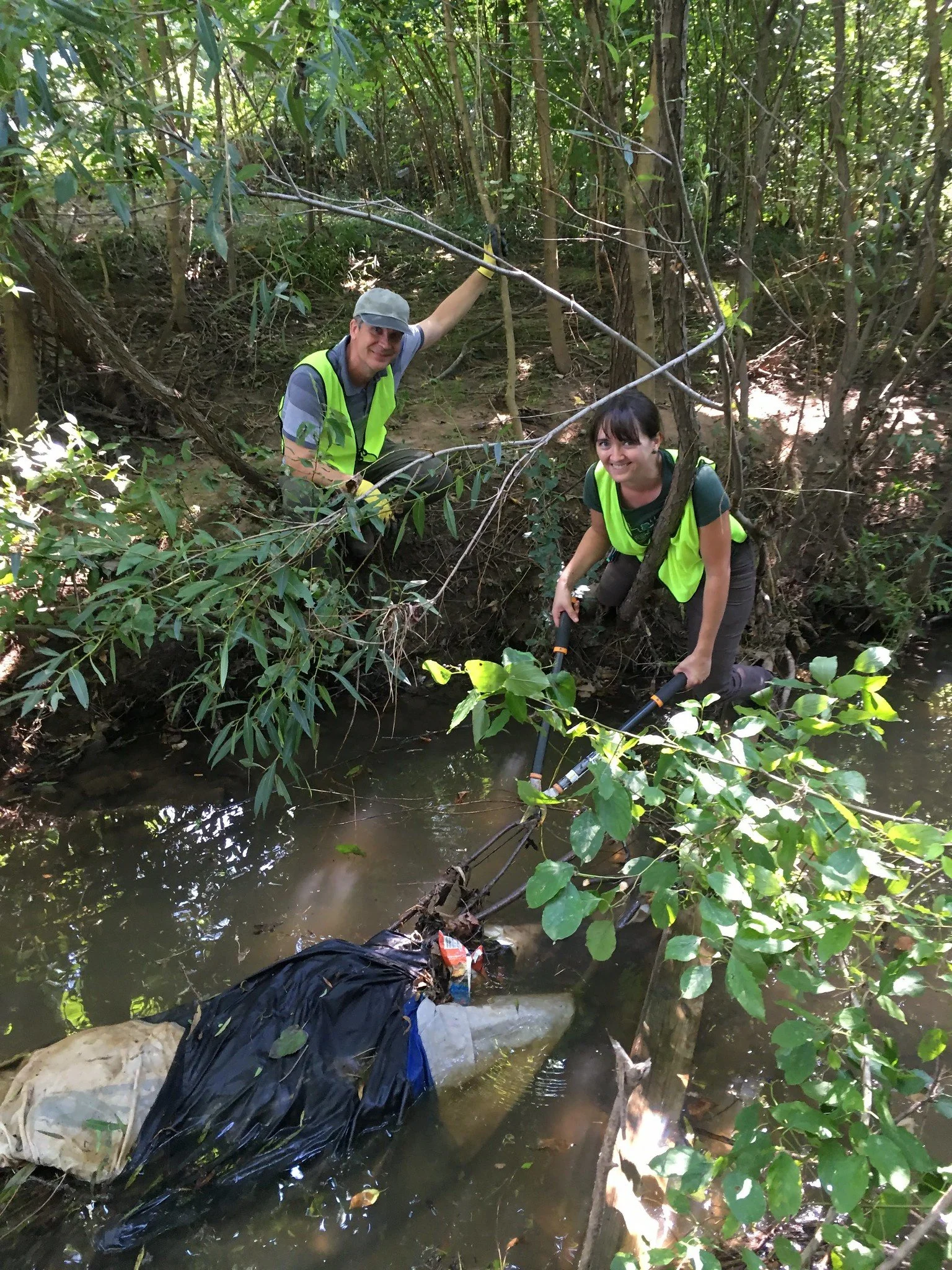 Third Fork Creek Cleanup from Public Works to Courtland Drive