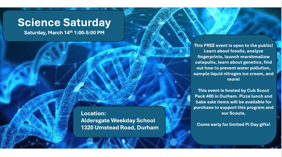 Science Saturday with Cub Scout Pack 400