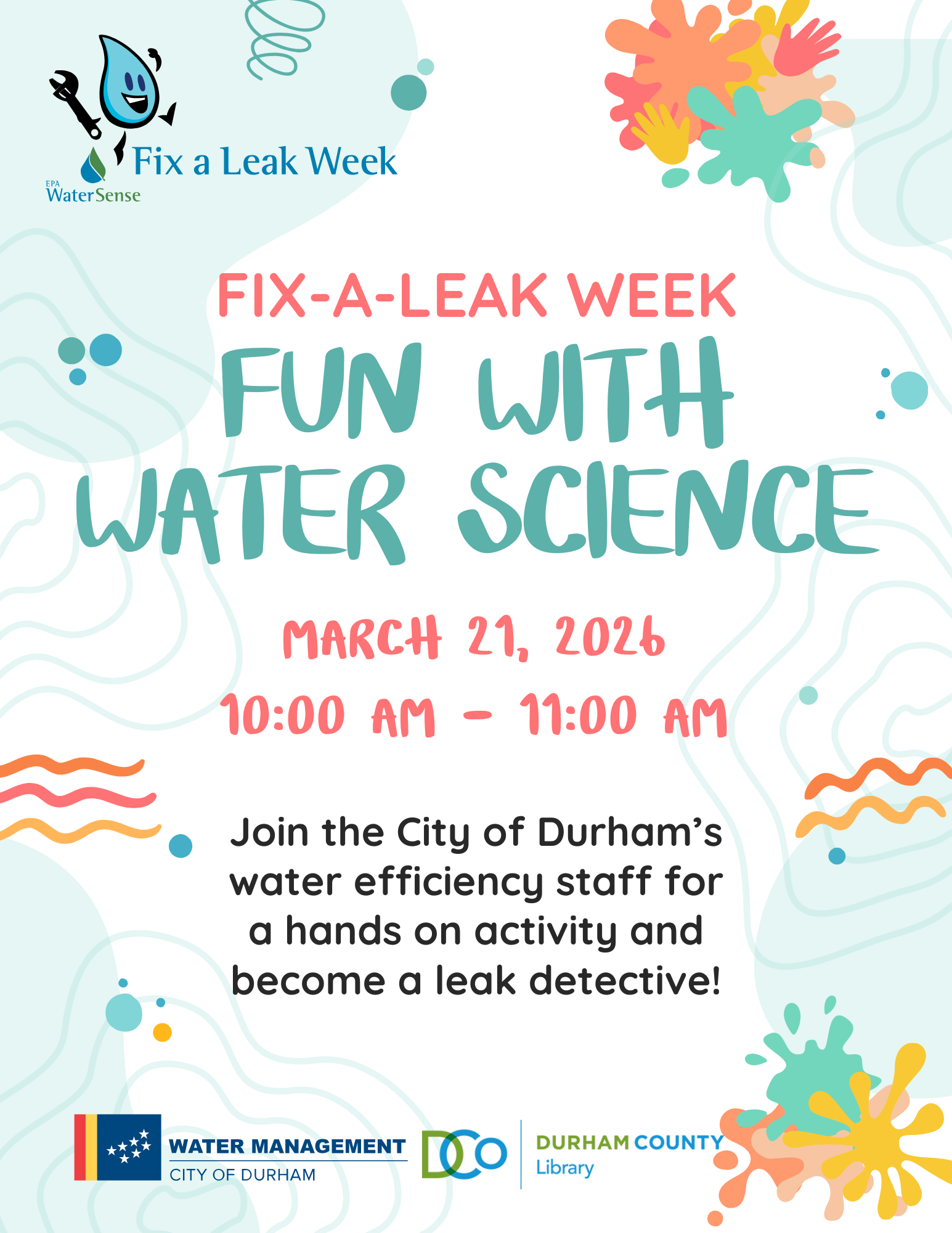 Fix-a-Leak Week: Fun with Water Science