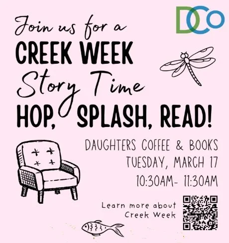 Creek Week Story Time at Daughters Coffee &amp; Books
