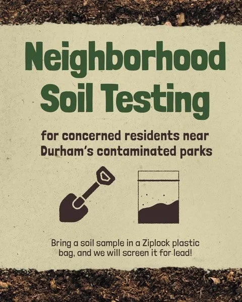 Durham Neighborhood Soil Testing Event