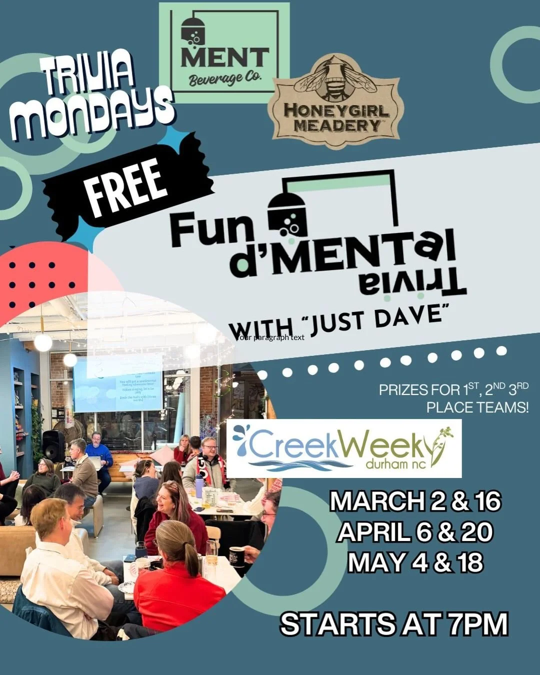 Creek Week Trivia at Ment Beverage