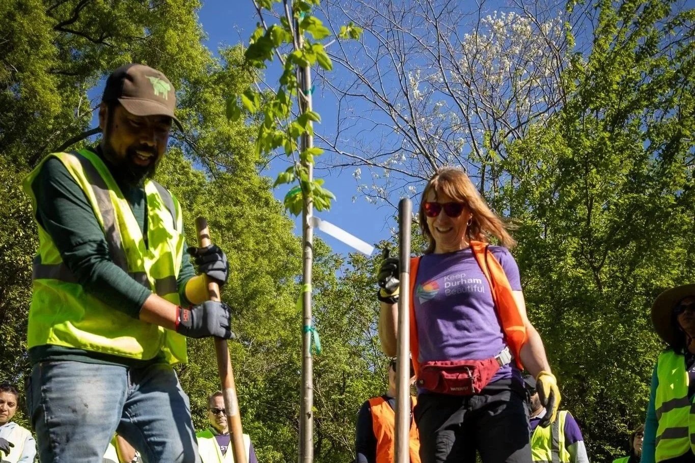 Tree Planting and Invasive Removal at Burch Avenue Park