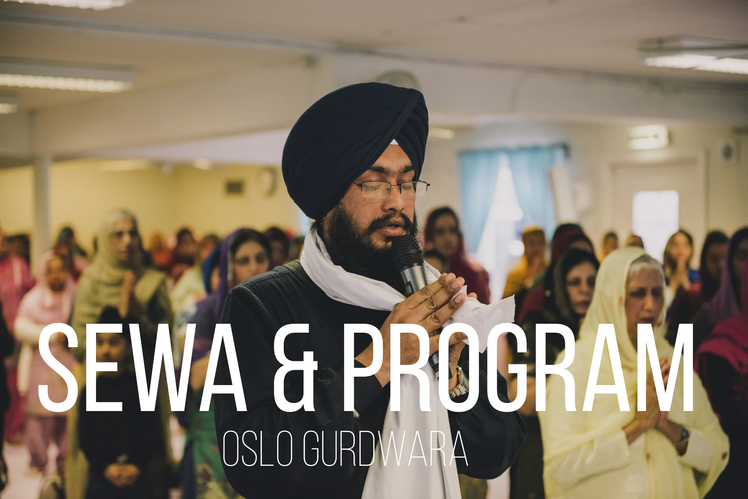Program og Sewa for søndagene Januar-Mars 2018