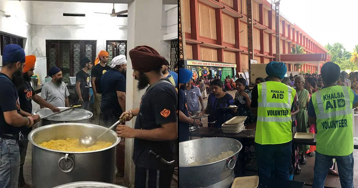 Hjelp Khalsa Aid å hjelpe de flomrammede i Kerela 