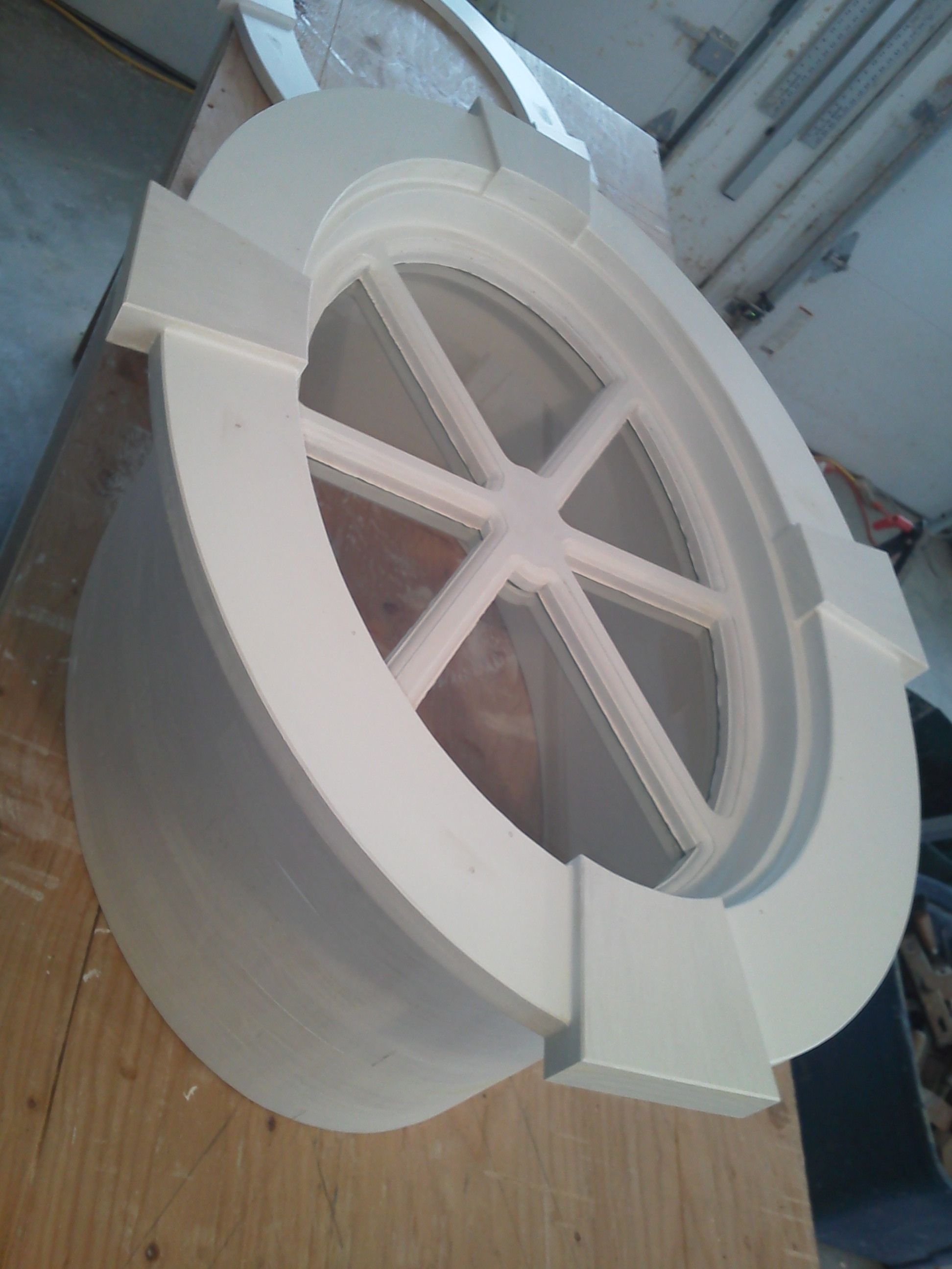 Finished Elliptical Window with Deep Jamb