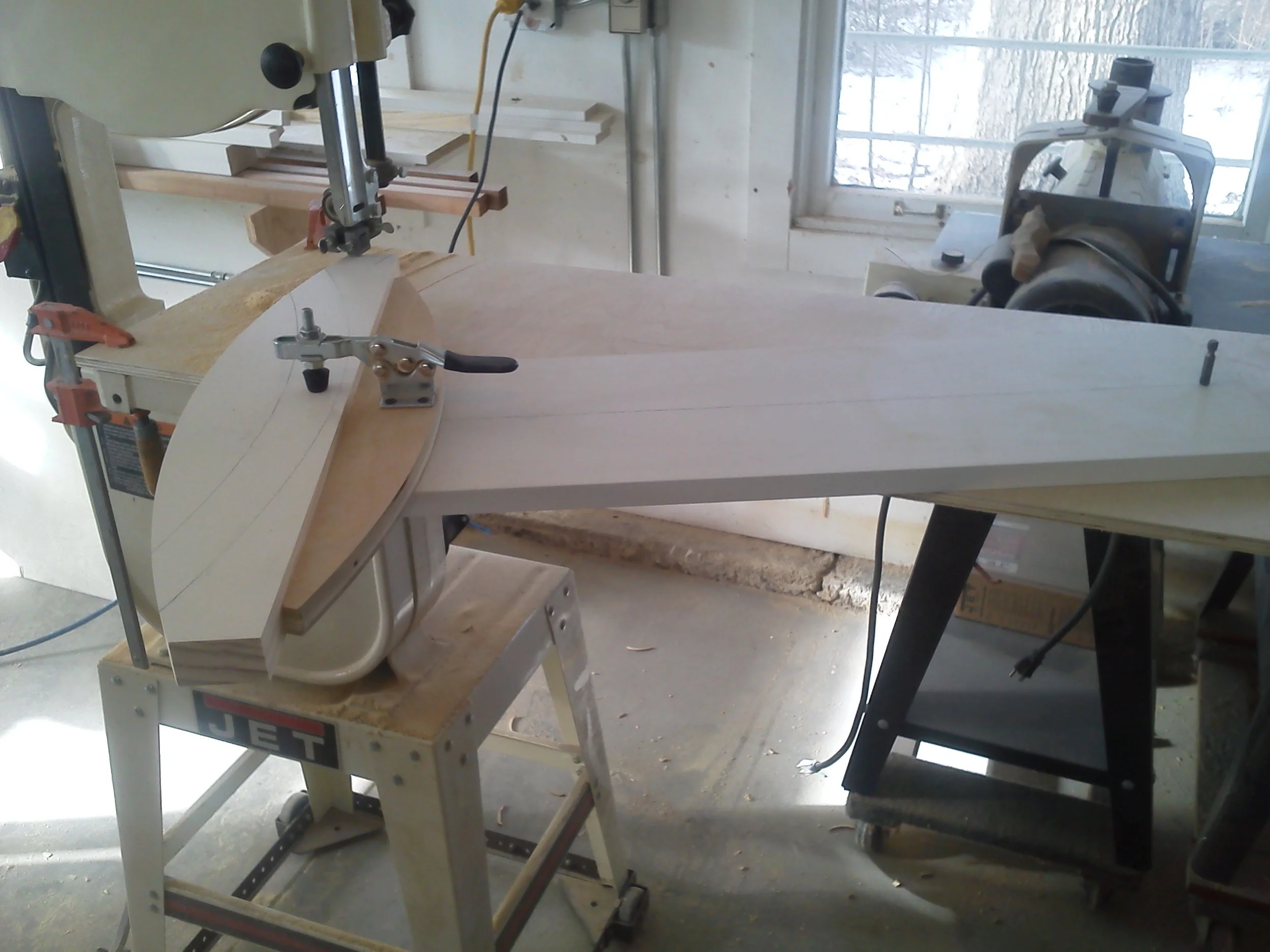 Radius Cutting Jig for Perimeter Frame